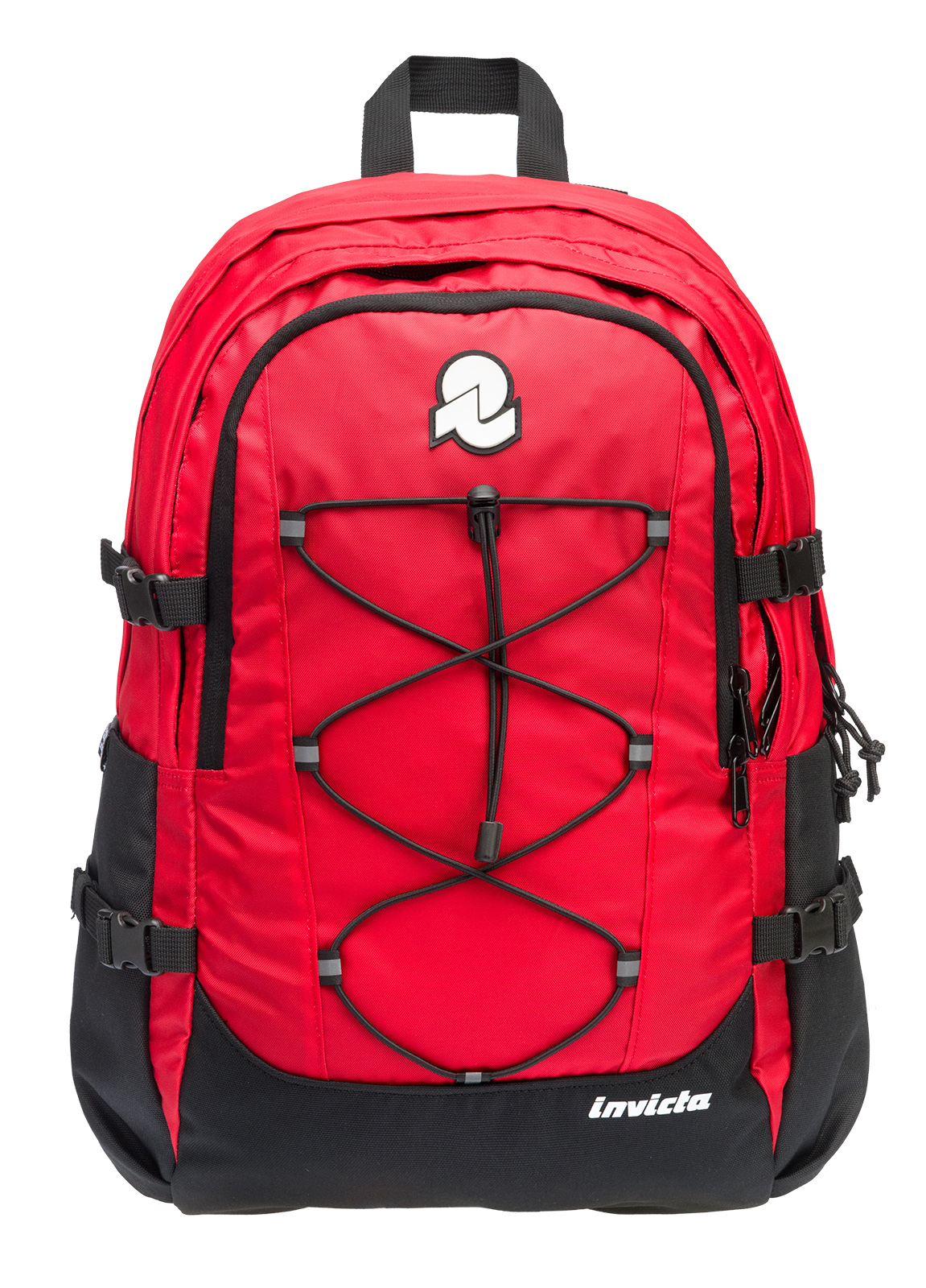 Ruksak Invicta act plus plain red