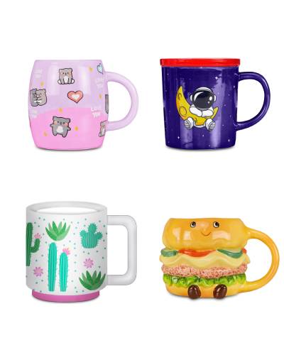 Keramička šalica kaktus Cartomania chill & refill